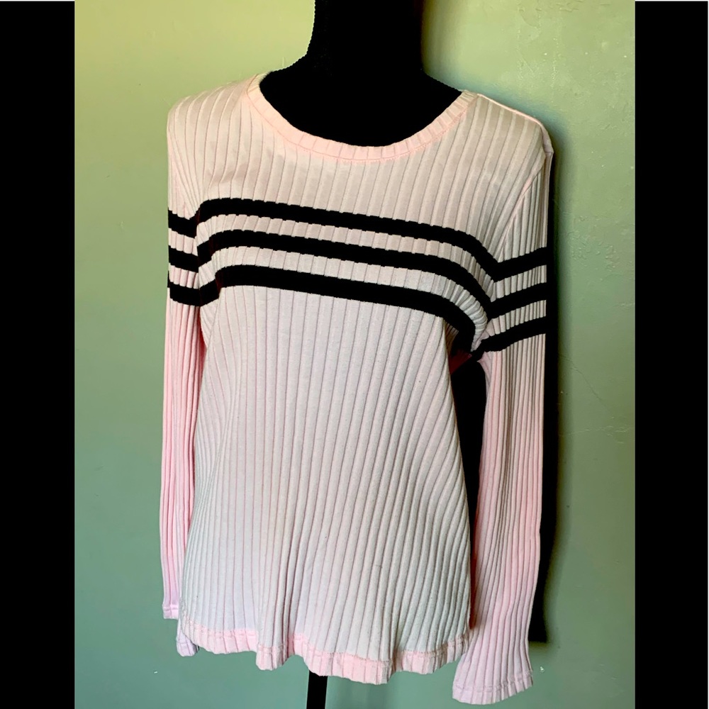 Ribbed sweater long sleeve